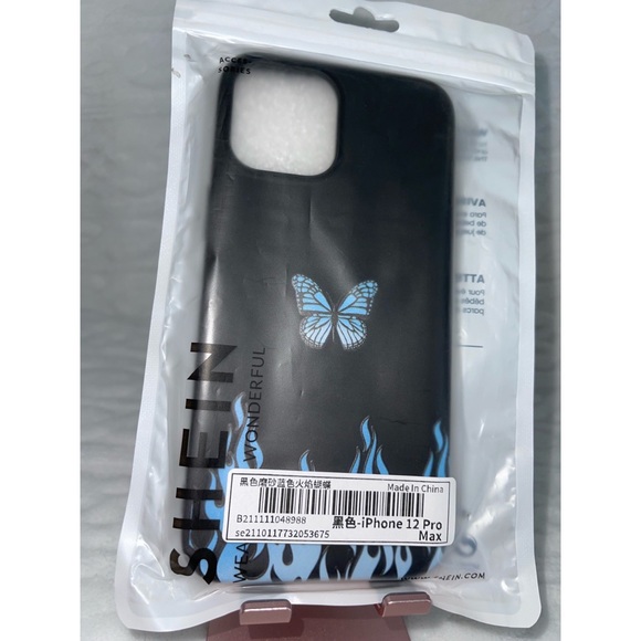 Blue Flamed Butterfly iPhone 12 Pro Max Case 🦋 - Picture 6 of 17